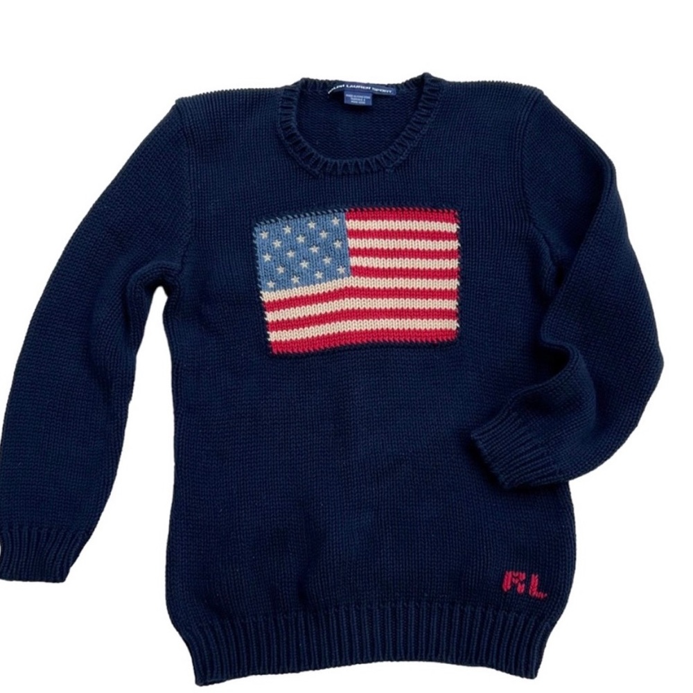 Women’s Ralph Lauren American Flag Sweater